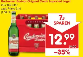 Budweiser Budvar Original Czech Imported Lager