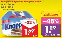 Netto Marken-Discount Knoppers Riegel oder Knoppers Waffel Angebot