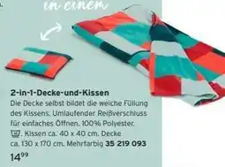 Tchibo 2-in-1-Decke-und-Kissen Angebot