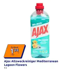 Action Ajax allzweckreiniger mediterranean lagoon flowers Angebot