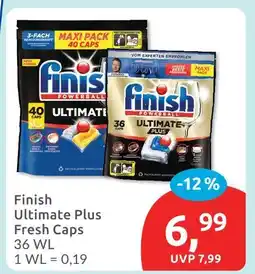 Budni Finish ultimate plus fresh caps Angebot