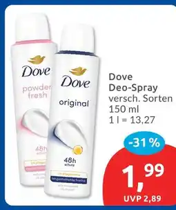 Budni Dove deo-spray Angebot