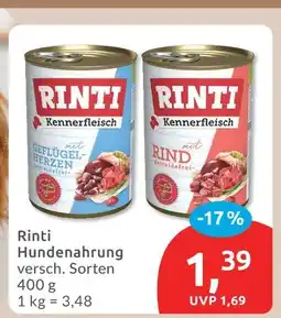 Budni Rinti hundenahrung Angebot
