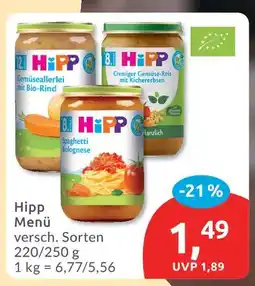 Budni Hipp menü Angebot
