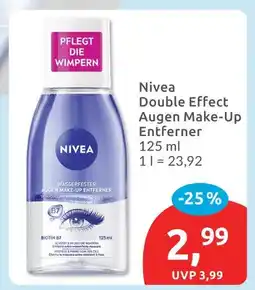 Budni Nivea double effect augen make-up entferner Angebot