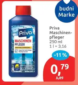 Budni Priva maschinenpfleger Angebot
