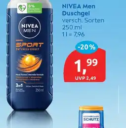 Budni Nivea men duschgel Angebot