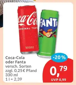 Budni Coca-cola oder fanta Angebot