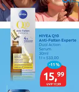 Budni Nivea q10 anti-falten experte dual action serum Angebot