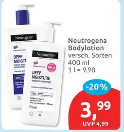 Budni Neutrogena bodylotion Angebot