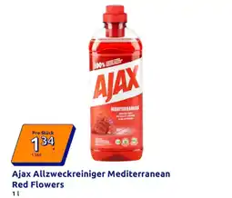 Action Ajax allzweckreiniger mediterranean red flowers Angebot