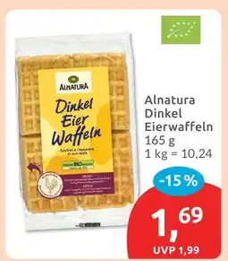 Budni Alnatura dinkel eierwaffeln Angebot