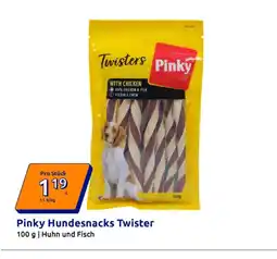 Action Pinky hundesnacks twister Angebot