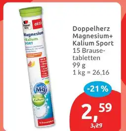 Budni Doppelherz magnesium+kalium sport Angebot