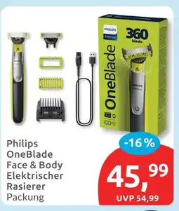 Budni Philips oneblade face & body elektrischer rasierer Angebot