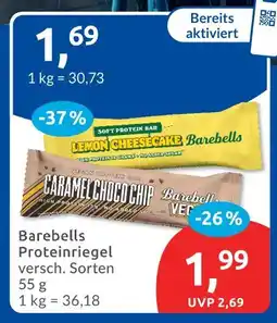 Budni Barebells proteinriegel Angebot