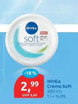 Budni Nivea creme soft Angebot