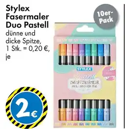 TEDi Stylex Fasermaler Duo Pastell Angebot