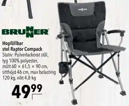 CITTI Markt BRUNNER Hopfällbar stol Raptor Compack Angebot