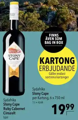 CITTI Markt Sydafrika Stony Cape Ruby Cabernet Cinsault torr Angebot