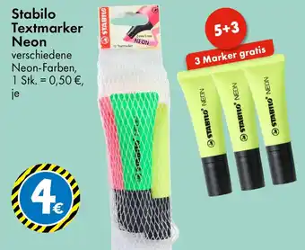 TEDi Stabilo Textmarker Neon Angebot