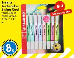 TEDi Stabilo Textmarker Swing Cool Angebot