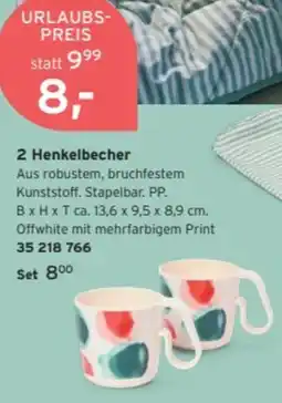 Tchibo 2 Henkelbecher Angebot