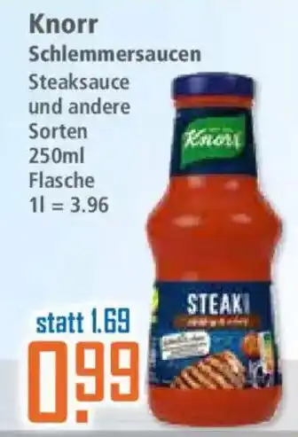 Klaas und Kock Knorr Schlemmersaucen Steaksauce Angebot