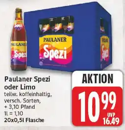 NP Discount Paulaner Spezi Angebot