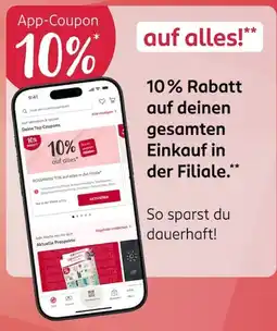 Rossmann App-Coupon Angebot