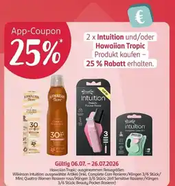 Rossmann Intuition Beauty Pocket Razor Angebot