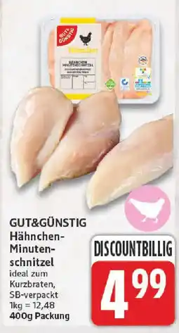 NP Discount GUT&GÜNSTIG Hähnchen-Minutenschnitzel Angebot