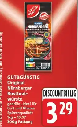 NP Discount GUT&GÜNSTIG Original Nürnberger Rostbratwürste Angebot