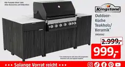 Bauhaus Kingstone Outdoor-Küche Teakholz/Keramik Angebot