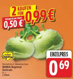 NP Discount EDEKA Regional Kohlrabi Angebot