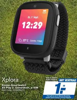 Expert Xplora Kinder-Smartwatch X6 Play 2. Generation, e-SIM Angebot
