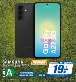 Expert SAMSUNG Smartphone Galaxy A27 5G Angebot