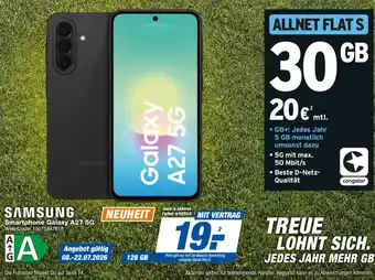 Expert SAMSUNG Smartphone Galaxy A27 5G Angebot