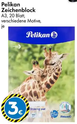 TEDi Pelikan Zeichenblock Angebot
