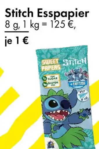 TEDi Stitch Esspapier Angebot