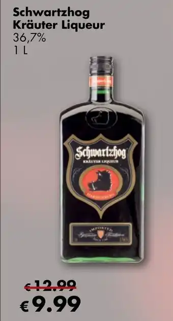 Travel Free Schwartzhog Kräuter Liqueur 1 L Angebot