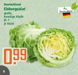 Klaas und Kock Deutschland Eisbergsalat Angebot