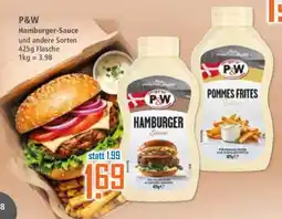 Klaas und Kock P&W Hamburger-Sauce Angebot
