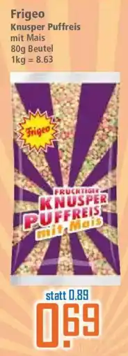 Klaas und Kock Frigeo Knusper Pufffreis mit Mais Angebot
