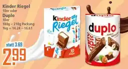 Klaas und Kock Kinder Riegel oder Duplo Angebot