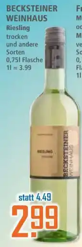 Klaas und Kock BECKSTEINER WEINHAUS Riesling trocken Angebot