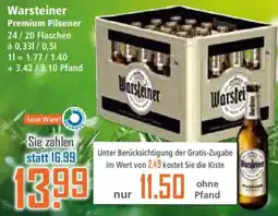 Klaas und Kock Warsteiner Premium Pilsener Angebot
