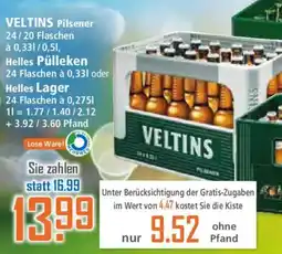 Klaas und Kock VELTINS Pilsener Angebot