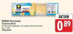 NP Discount EDEKA Herzstücke Ciabatta-Brot Angebot