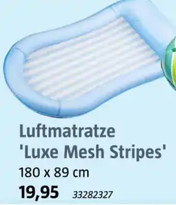 Bauhaus Luftmatratze 'Luxe Mesh Stripes' Angebot